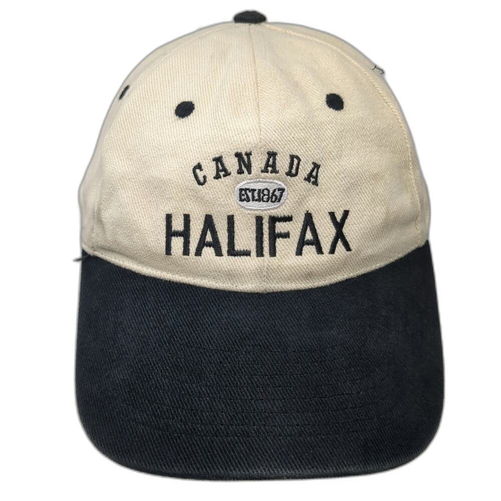 Celsius Baseball Cap Beige One Size Halifax Canada Strapback Two Tone Hat